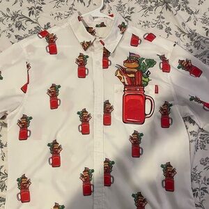 RSVLTS The Roosevelts Dare Mighty Things Bloody Mary Button Down Shirt